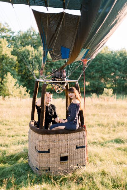 Hot air balloon proposal over Temecula wine country